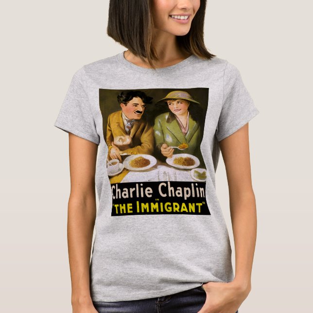 Charlie Chaplin/The Immigrant T-Shirt (Front)