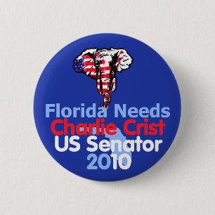 Charlie Crist 2010 Button