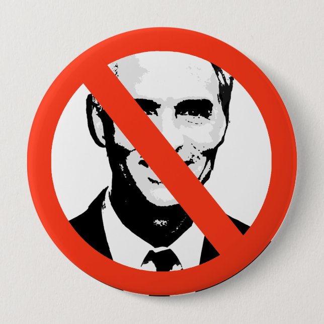 Charlie Crist 4 Inch Round Button (Front)