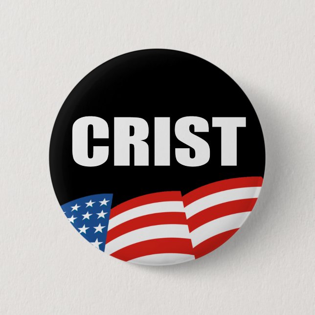 CHARLIE CRIST Election Gear 2 Inch Round Button (Front)