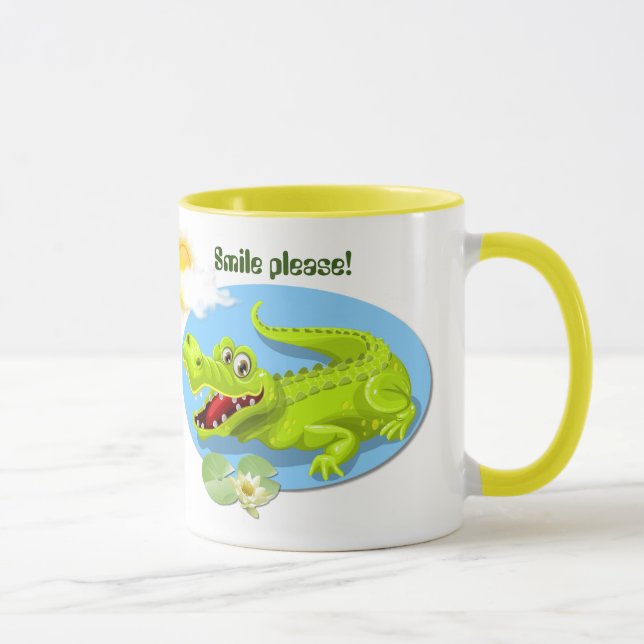 Charlie Crocodile Mug (Right)