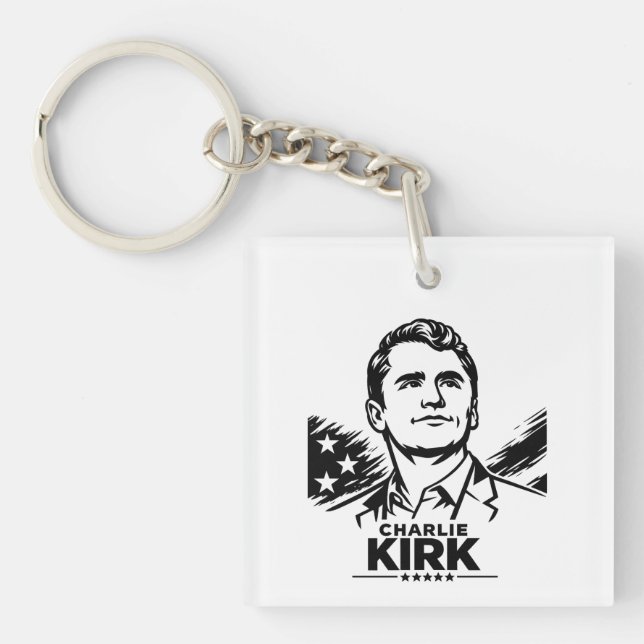 charlie Kirk Keychain (Front)