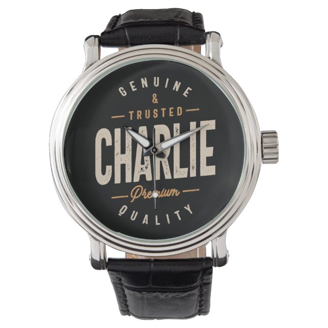 Charlie Personalized Name - Funny Charlie Watch (Front)
