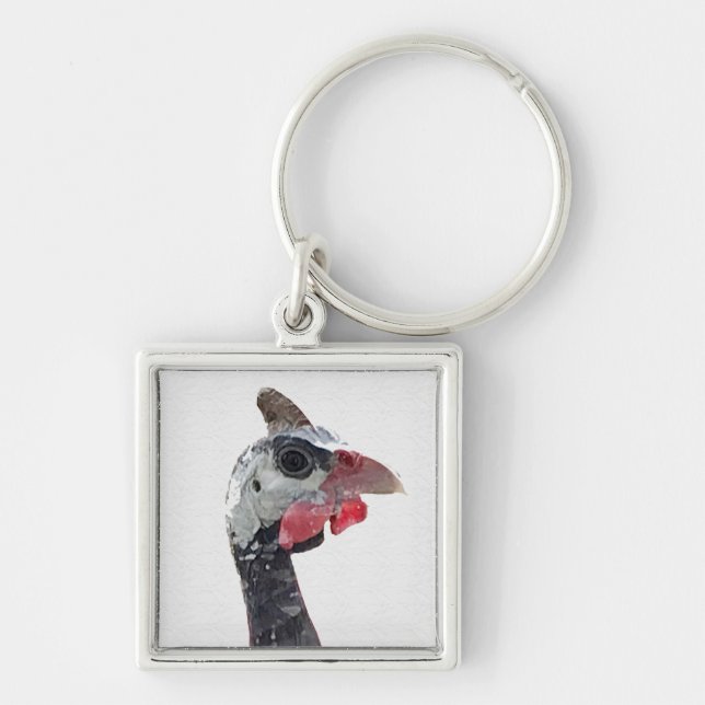 Charlie Premium Square Keychain (Front)