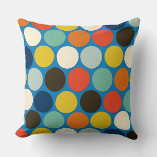 charlie spot blue throw pillow