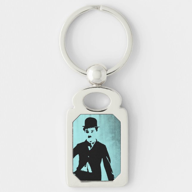 Charlie - Teal Keychain (Front)