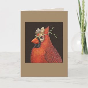 Charlie the cardinal card