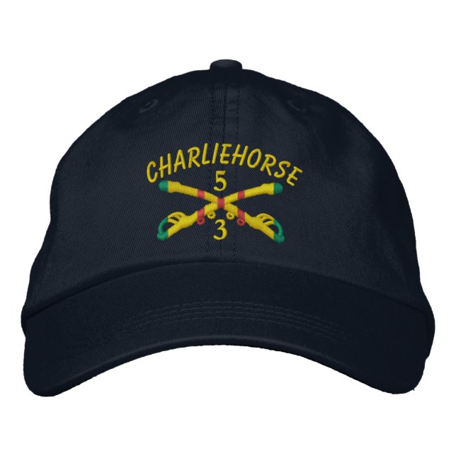 Charliehorse 3/5th Cavalry VSM Crossed Sabers Hat (Front)