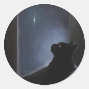 Charlie's Christmas Spirit Classic Round Sticker