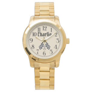 Charlie's Crossed Chequered Flags Watch