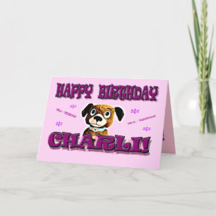 Charli's Birthday Card (3 years old)