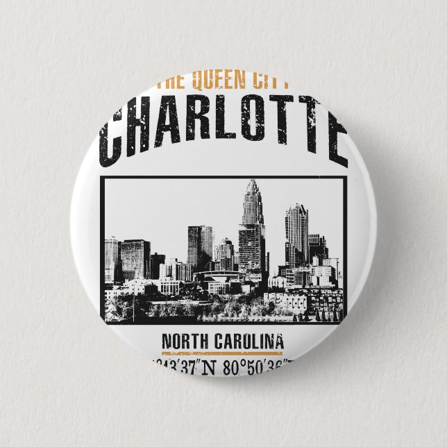 Charlotte 2 Inch Round Button (Front)