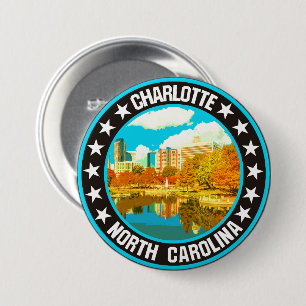 Charlotte 3 inch round button