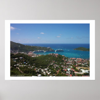 Charlotte Amalie Harbour Poster