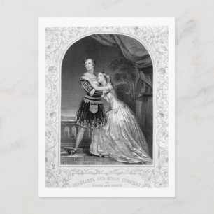Charlotte and Susan Cushman as Romeo and Juliet, A Postcard