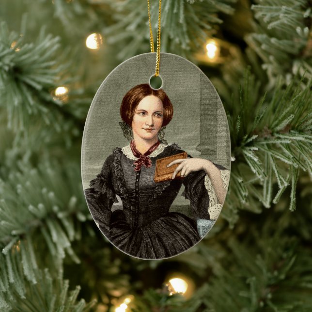 Charlotte Bronte | Ceramic Ornament (Tree)