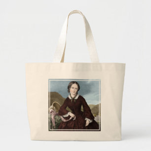 Charlotte Bronte Large Tote Bag