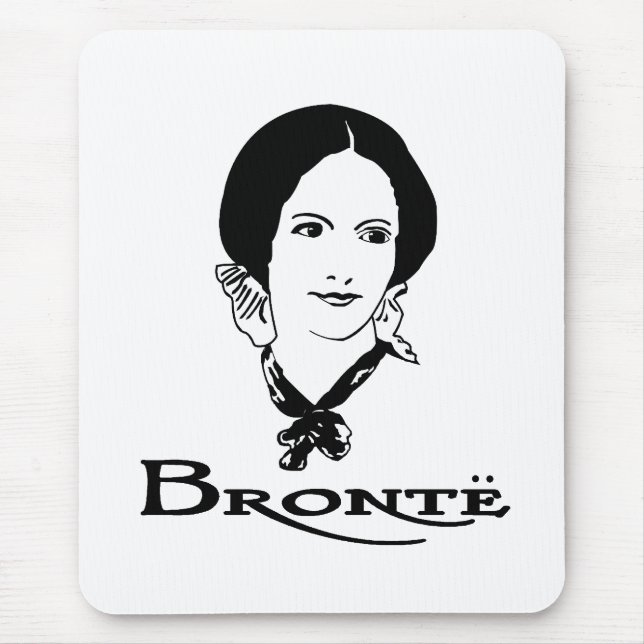 Charlotte Bronte Mouse Pad (Front)