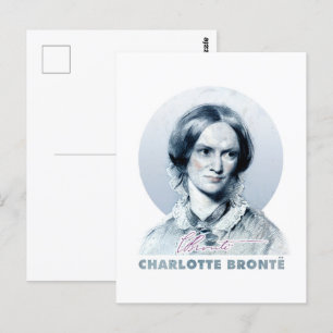 Charlotte Bronte Richmond Painting Portrait Postcard
