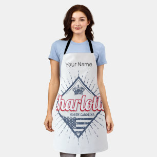 Charlotte City North Carolina United States USA Apron