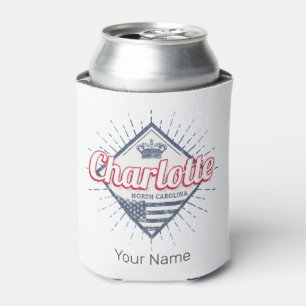Charlotte City North Carolina United States USA Can Cooler