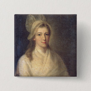 Charlotte Corday 2 Inch Square Button
