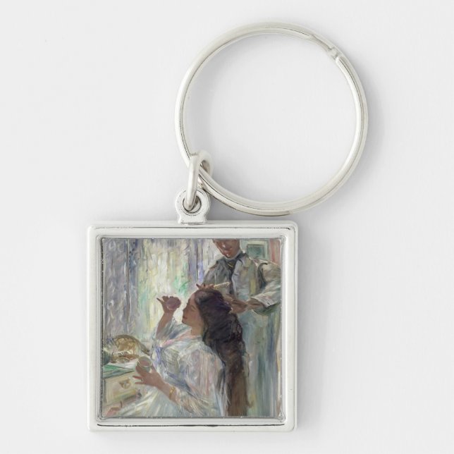 Charlotte Corinth At Her Dressing Table, 1911 Keychain (Front)