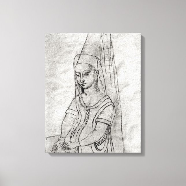 Charlotte de Savoie Canvas Print (Front)