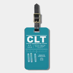 Charlotte Douglas International Airport CLT Luggage Tag