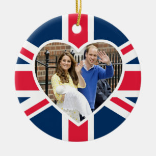 Charlotte Elizabeth Diana - British Will Kate Ceramic Ornament