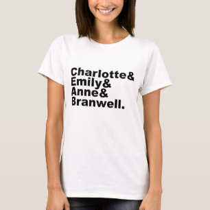 Charlotte Emily Anne Branwell   Bronte Siblings T-Shirt