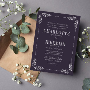 Charlotte Frame Curated Colours Wedding Invite