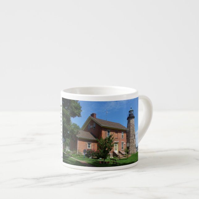 Charlotte Genesee Lighthouse espresso mug (Front Right)