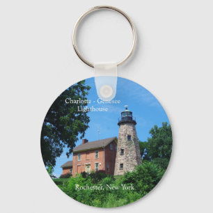 Charlotte Genesee Lighthouse key chain