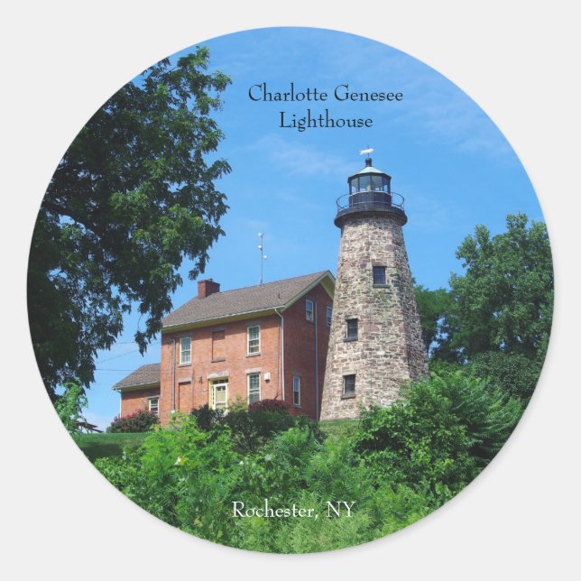 Charlotte Genesee Lighthouse sticker (Front)