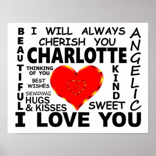 Charlotte I Love You Poster