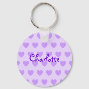 Charlotte in Purple Keychain