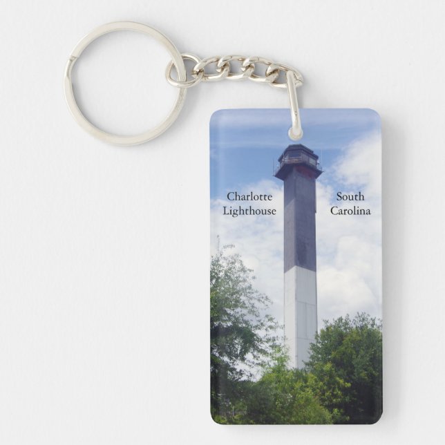 Charlotte Lighthouse acrylic key chain (Front)