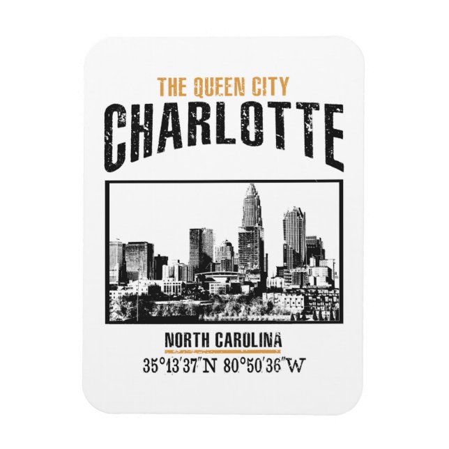 Charlotte Magnet (Vertical)