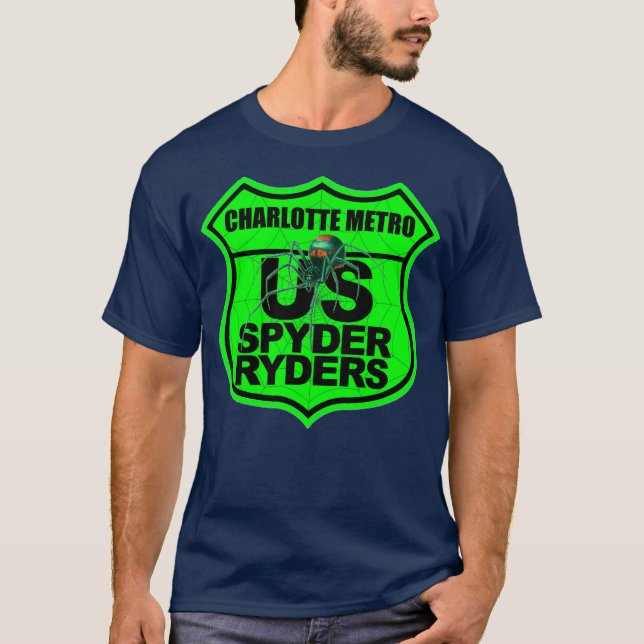 Charlotte Metro Chapter - Logo Safety Green T-Shirt (Front)