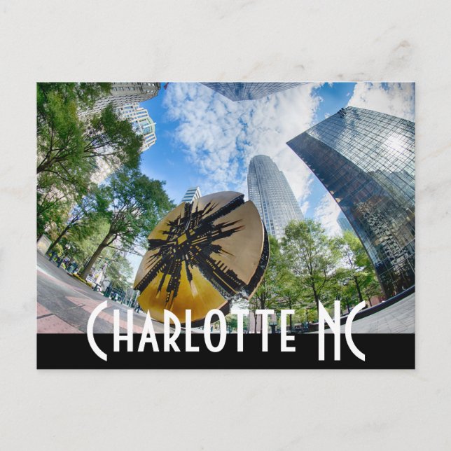Charlotte NC Postcard (Front)
