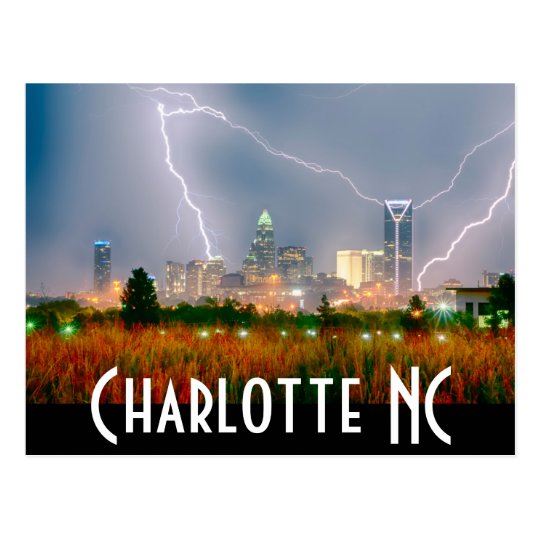 Charlotte NC Postcard