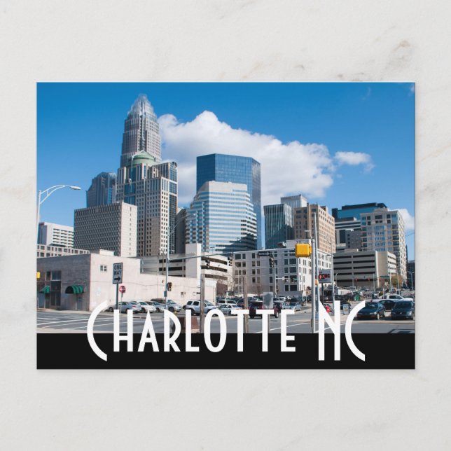 Charlotte NC Postcard (Front)
