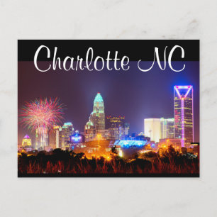Charlotte NC Postcard