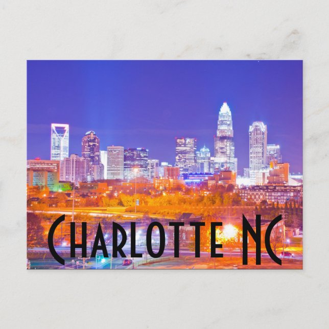 Charlotte NC Postcard (Front)
