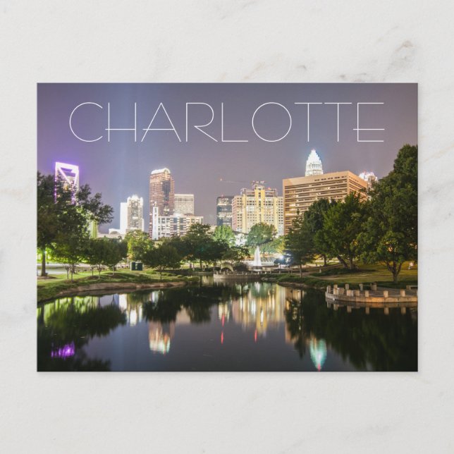 Charlotte NC Postcard (Front)