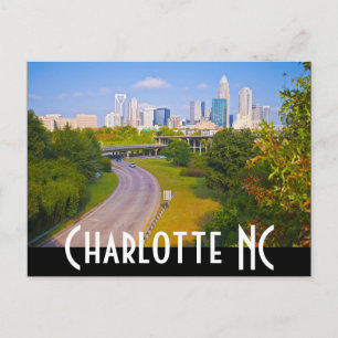 Charlotte NC Postcard