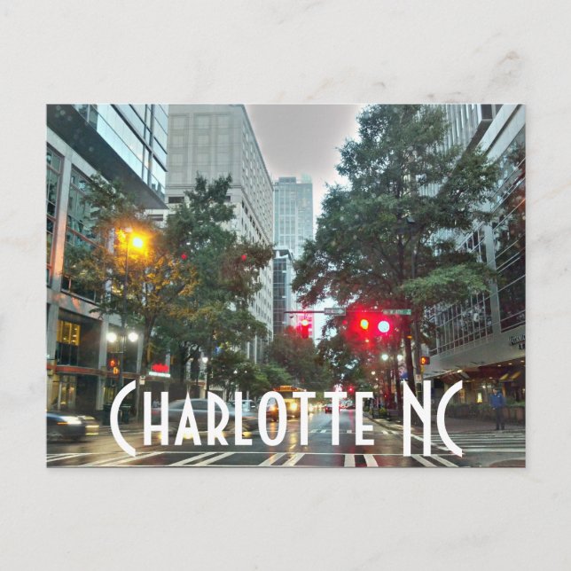 Charlotte NC Postcard (Front)