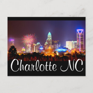 Charlotte NC Postcard