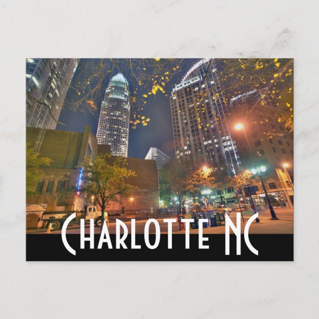 Charlotte NC Postcard (Front)
